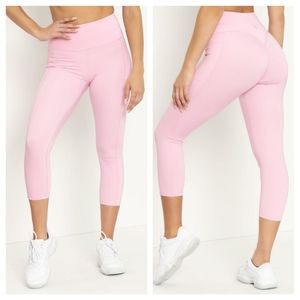 BLACKMILK Pastel Pink High Waisted Panelled Battle Pants XL